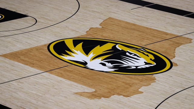 The floor at Mizzou Arena